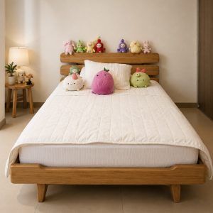 Bamboo Wood Queen Size Bed