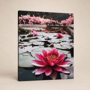 Wall Canvas Water Liliy