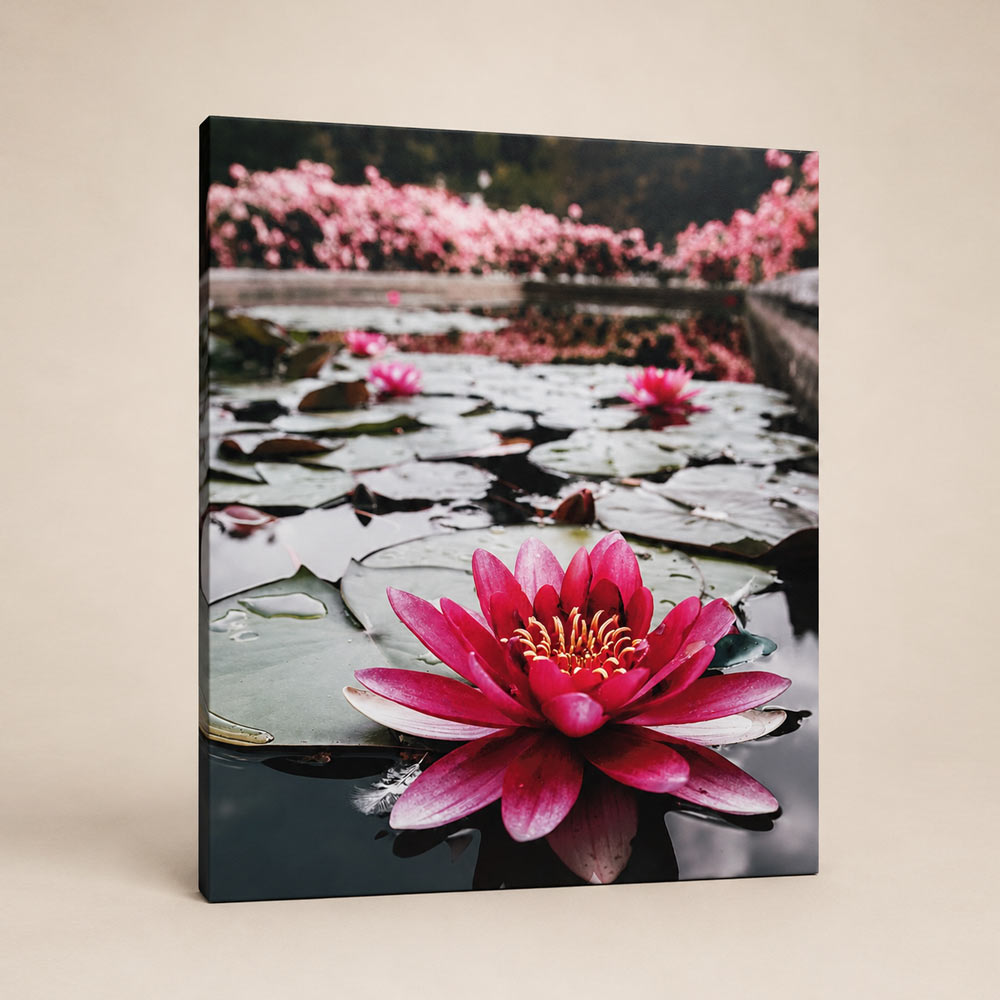 Wall Canvas Water Liliy