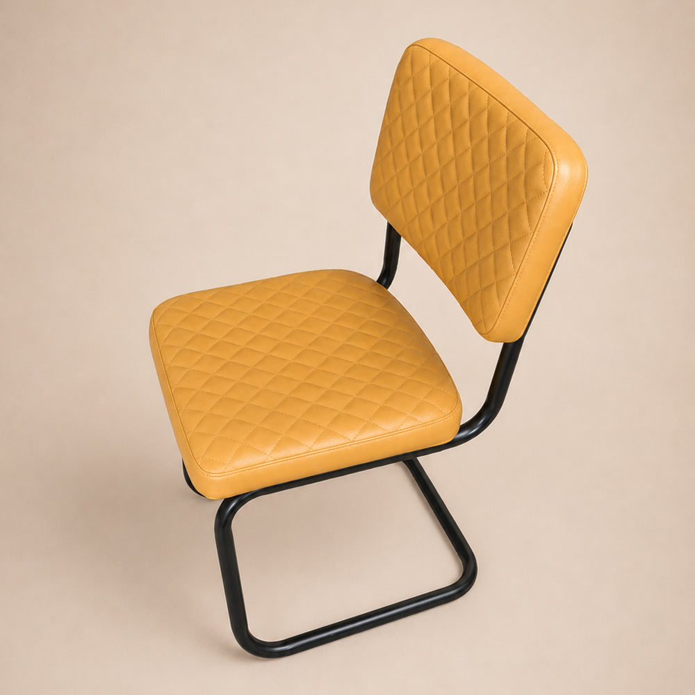 Yellow Art Deco Chair