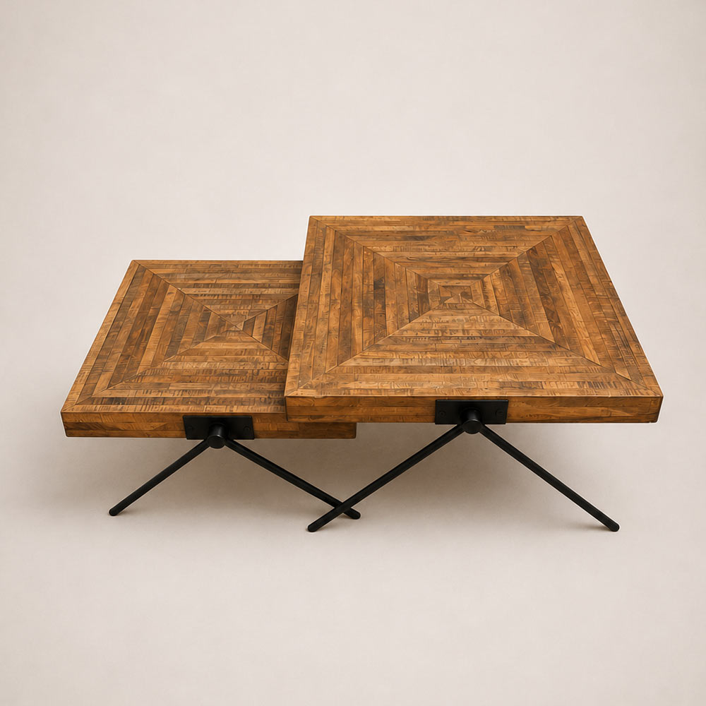 Two Piece Wooden Tables
